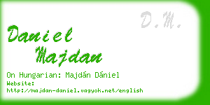 daniel majdan business card